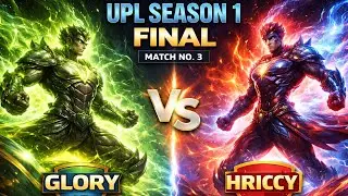 UPL Season 1 Final: Match 3 | UAS_Glory United (MI) vs Hriccy (RR) | The Ultimate Clash! 🏆