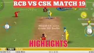 Royal challengers Bangalore vs Chennai super kings Match Highlights IPL 2021 Wcc3 Gameplay.