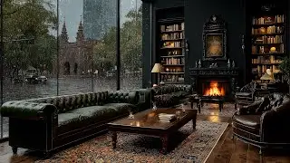 Relaxing Jazz Music ☕ Smooth Piano & Rain Sounds for Coffee, Work, Study and Inner Peace