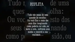 COMO AS  ESCOLHAS  DE HOJE , MOLDA SEU AMANHA.