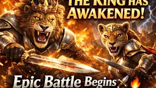 Simba‑Style Lion King Battle &mdash; The Line of King | King Sher vs Darkness 🦁🔥
