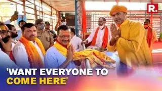 Arvind Kejriwal Visits Ram Lalla Shrine; Promises Policy For Delhi Citizens To Visit Ayodhya
