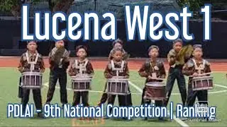 Lucena West 1Drumline | 9th National Competition | Ranking