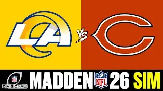 Rams at Bears - 1/18 NFC Divisional Sim (Madden 26)