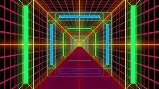 Abstract tunnel VJ Motion Background ǁ Neon VJ Loop Motion Graphics ǁ VJ Loops