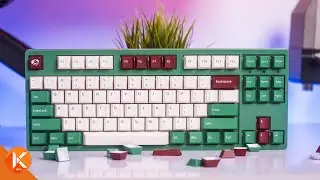 AKKO 3087 Matcha Red Bean + Akko Pink Switches Typing Test ASMR