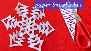 Snowflake Paper Craft | Paper Snowflake ❄️ ❄️ #snowflake  #papercraft