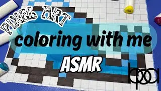 ASMR Pixel Art Drawing | Relaxing and Creative
