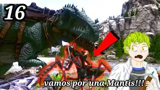 Taming a praying mantis in ARK Ragnarok!!!