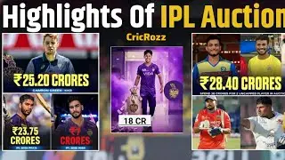 IPL Auction 2026 HIGHLIGHTS #iplauction2026  #IPLFuture #ipl2026  #iplauction #iplhighlights