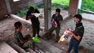 Superhero action Hero Girl CrossFire S W A T Nerf guns Assassin Shoot Foot Girl Nerf war 2 tập2