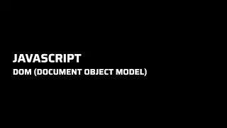 Javascript - DOM Modeli - Web Səhifələri ilə İşləmə Əsasları - Dərs 11