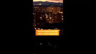 Power Returns to Europe after Massive Blackouts