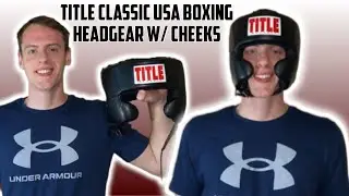 TITLE Classic USA Boxing Competition Headgear w/ Cheeks | Review