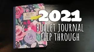 2021 bullet journal flip through | july-december