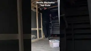 Building My Mobile Mechanic Van: Custom Shelves from Scratch! 🚐🛠️ #vanbuild #mobilemechanics