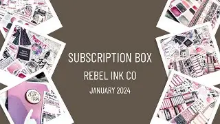 | REBEL INK CO | SUBSCRIPTION BOX | JANUARY 2024 |