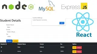 Nodejs React with Mysql Crud Application