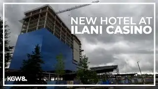 New hotel at Ilani Casino in Washington state under construction