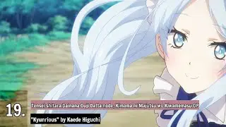 My Top 25 Anime Openings of Spring 2024 (v1)