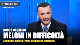 Rocco Casalino su Meloni serva del bullo Trump, ma pagano gli italiani