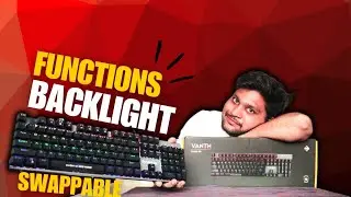 Cosmic Byte 'VANTH' Keyboard Functions🚥😃🔥🔥