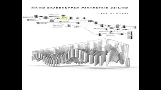 RHINO GRASSHOPPER PARAMETRIC CEILING.