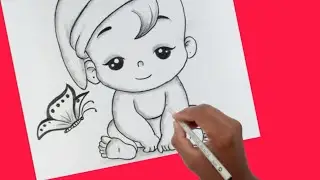 drawing cut baby 