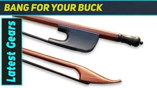 Amazing Baroque Violin Bow for 4/4 - Brazilwood & Ebony
