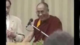 Bringing a smile to the Dalia Lama in Austria 1998