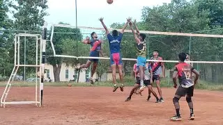 SDM college ground volleyball morning practice match 🔵 #rakesh_Raki