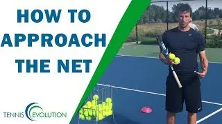 TENNIS FOOTWORK | How To Approach The Net