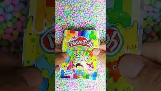 surprise in a colorful ball, rainbow clay toys! #shorts