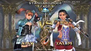 Soulcalibur III: Arcade Edition [PLAY!]: Standard Mode with Amy Sorel [C6] (WIP EMULATOR FOOTAGE)