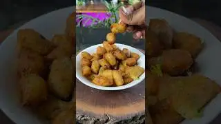 Crispy Potato Bubble For Snacks #asmr #cooking