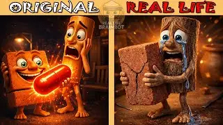 Tung Tung Tung Sahur Saves Ti Ti Ti Sahur? | Brainrot Original vs Real life | Brainrot Animation