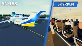 Flying onboard Skyrden | Roblox | AN-158 | Economy