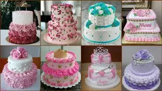Amazing 2 Tier Cake design ideas || 2 Tier Birthday Cakes / Birthday Cake Decorating ideas