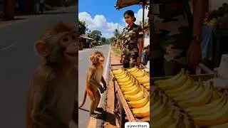 ❤️AMMA❤️ #funny #aishorts #shorts #trending #ai #aivideo#monkey #monkeyvideo