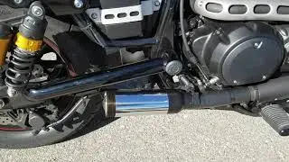 Yamaha Bolt Exhaust XB08SS Extremeblaster K&N filter, stock ecu, 11 disks, no baffle plate