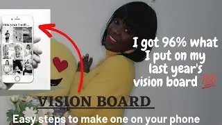 How to visualize and manifest your goals. power of the vision board.