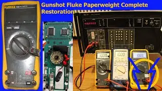 Fluke 75 III Shot Paperweight Complete Restore Res and Repair with Transtormers