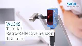Tutorial WLG4S: Retro-Reflective Sensor, Teach-in