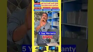 Just 8999 laptop at VR Technologies II Second-Hand Laptops in Hyderabad || Refurbished Laptop Stors