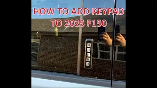 How to Add a Wired Keypad to a 2025 or Newer F150 Raptor