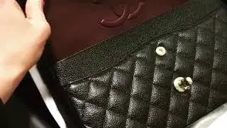Chanel classic double flap, medium size, 2018