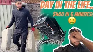 A Day in the Life of a Young Junk Removal Business Owner $400 in 6 Minutes!
