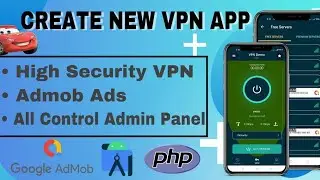 Android Studio VPN App With Admin Panel । Free & Paid Unlimited Server।VPN Sorce Code Android Studio