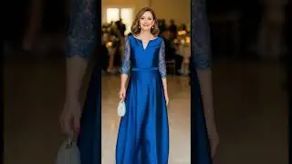 Sapphire Blue Satin Mother of the Bride Gowns | Elegant & Sophisticated Wedding Styles