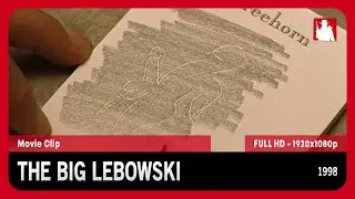 THE BIG LEBOWSKI (movie) - Jeff at Jackie Treehorn's with pencil transferdrives - Full HD 1920x1080p